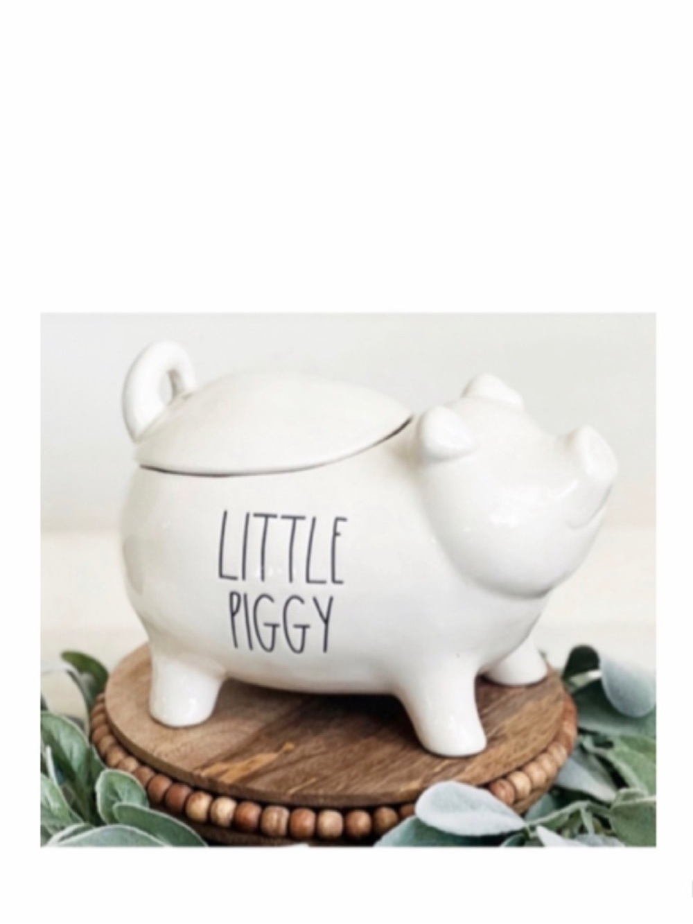 NEW Rae Dunn Little Piggy Canister Farmhouse Decor